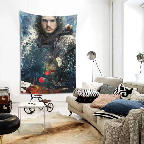 Jon Snow tapestry wall hanging 80" x 60" 1