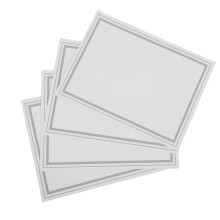 4 Stück PU-Leder rechteckige Tischsets 40x30 cm