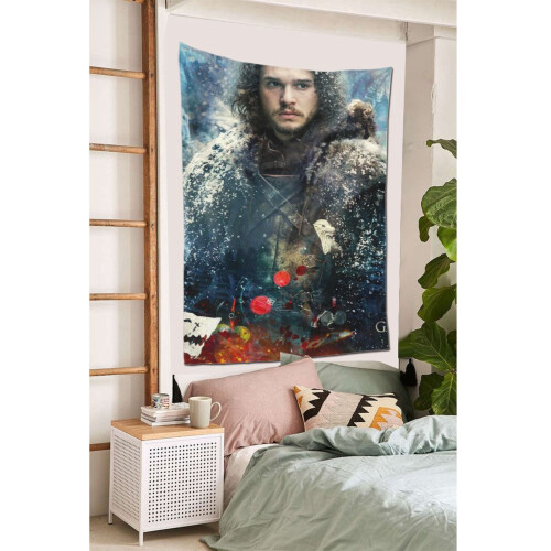 Jon Snow tapestry wall hanging 80" x 60" 2