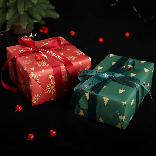 Papier cadeau de Noël kraft épais (1 sachet) 2
