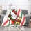 Flanelová flísová deka Hello Kitty 80" x 60" 2