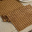 Chemin de table tissé marron 30180cm style ferme vintage 4