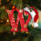Christmas Letter Ornament Red Hat Initial W 27 Letters 3