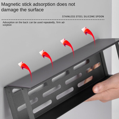 Magnetic Refrigerator Shelf Side Storage Rack 1 Pack 2