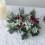Artificial Christmas Candle Ring with Red Berries and Snowy 5