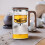 Glass Tea Pot with Infuser and Wooden Handle 2