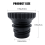 Soda bottle adapter for Terra glass bottle refill cap 2