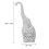 Passoire à thé en silicone éléphant grise (1 pièce) 4