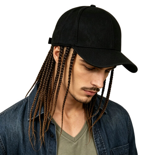 Dreadlock-Perücken aus synthetischen Fasern,-hellbraun