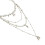 Collier mors avec chaîne à longueur réglable, accessoire-Argent 1