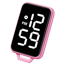 Sleutelhangerhorloge Groot scherm voor studenten- en-Roze roze