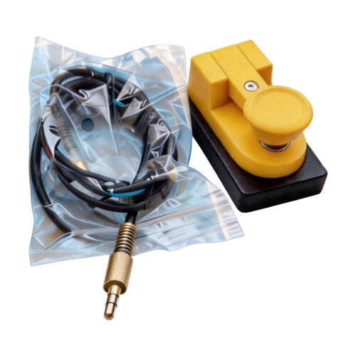 MK05 Adjustable Tension Morse Paddle Key Nonslip Base-Yellow