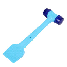 Rubberen vloertegelhamer met ergonomische handgreep-Blauw 2 in 1