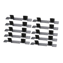 Verstelbare trappen Balkenhangers Set van 10 ontwerpen voor 2X10
