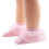 Chaussettes courtes élégantes pour bébé avec bord en-Rose 1