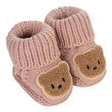 Chaussettes chaudes pour tout-petits avec Grip Dot,-Rose