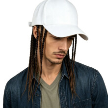 African Dreadlock Wigs Hair Hat For Quick Hairstyle-light brown