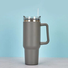 Bicchiere termico isolato in acciaio inox da 40 once con manico e