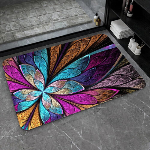 Antislip badmat van diatomeeënaarde, 43x70 cm