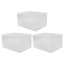 Baderomsskuffeoppbevaringssett 3 deler 7,9 x 6,0 x 4,5 tommer