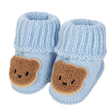 Kleinkind-Teamsocken mit rutschfestem Silikonpolster,-Blau