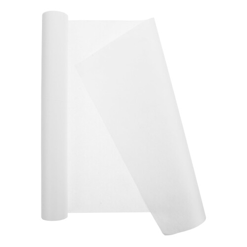 Vit rulle silkespapper 20m x 30cm