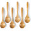 Conjunto de 6 colheres de cozinha ovais de madeira, 17 cm (6,7 polegadas). 1