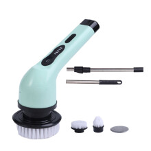 Electric Spin Scrubber with 3 Brush Heads, 95cm Extendable,