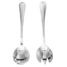 Ensemble fourchette et cuillère à salade en acier inoxydable (2 pièces)
