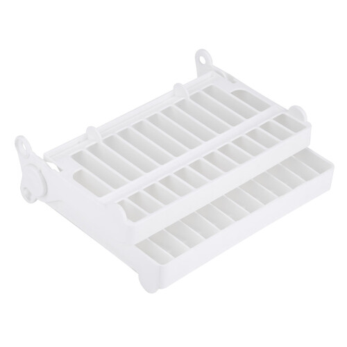 Foldable Dish Drying Rack – ABS Plastic, 17.8 x 14.5 cm