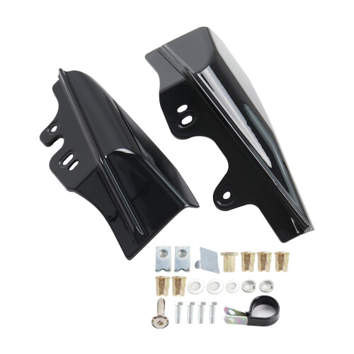 Motorcycle Middle Frame Air Deflector Insulation Panel-Black