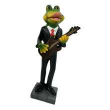 Kleine Frösche-Dekorationskunst aus hochwertigem-Gitarre
