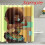 Butterfly Shower Curtain Polyester Waterproof 48x72 in 2