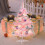 Viflosae Christmas Mini Tree 24" Flocked with Berries and 4