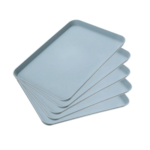Bandeja rectangular de plástico Ionze para servir (5 unidades) 2
