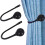 Yoone rhinestone curtain tieback pair 2