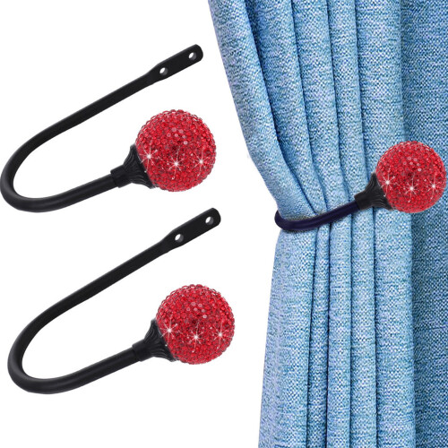 Yoone rhinestone curtain tieback pair 2