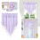 Solid Color Triangle Valance 52x24 inch Rod Pocket 2