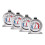 Stainless Steel Fridge Thermometer Large Dial Red Indicator 6