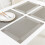 HANXIULIN placemats set of 4 dining table protector 4