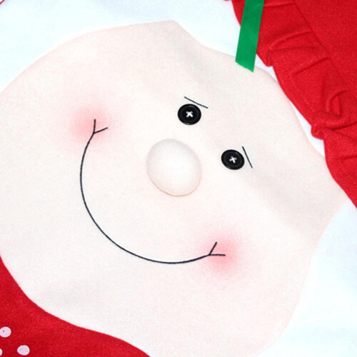 Christmas chair covers red non-woven 2 pcs 2