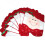 Christmas chair covers red non-woven 2 pcs 4