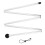 Beach canopy pole foldable 6.6 ft 4