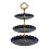 Leott 3-Tier Cupcake Stand Round Black 1 Piece 2