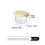 Hilingoto Fresh-Keeping Box, Διαφανές Γυάλινο Δοχείο Φαγητού για Φούρνο Μικροκυμάτων με 3