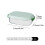 Hilingoto Fresh-Keeping Box, Διαφανές Γυάλινο Δοχείο Φαγητού για Φούρνο Μικροκυμάτων με 4