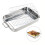Stainless Steel Roasting Pan with Rack Set 2