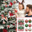 Christmas candy ornaments gold glitter 30 pcs 2