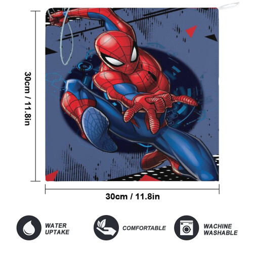 Χειροπετσέτες Spider-Man για το μπάνιο, Βαμβακερές πετσέτες προσώπου απαλές 1