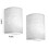 Rechargeable Wall Sconce Lamp with Remote Dimmable RGB LED 5